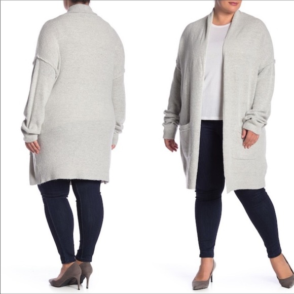 Modern Designer Sweaters - Mossy Knit Drop Cardigan